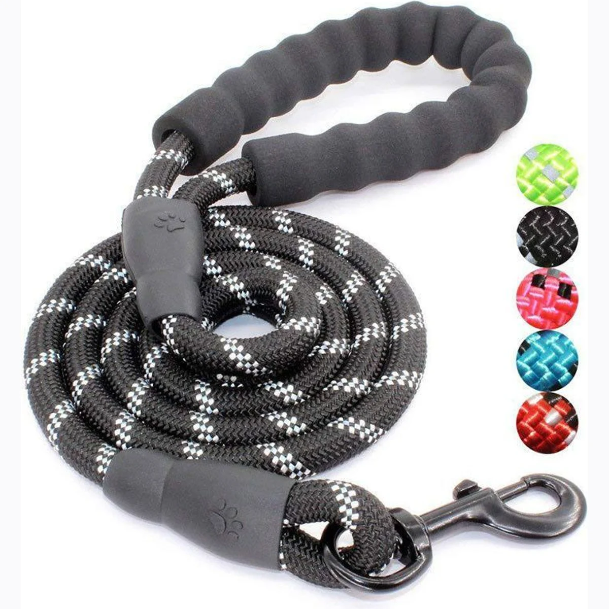 Pet Leash With Reflective & Comfortable Padded Handle For Small; Medium And Large Dogs
